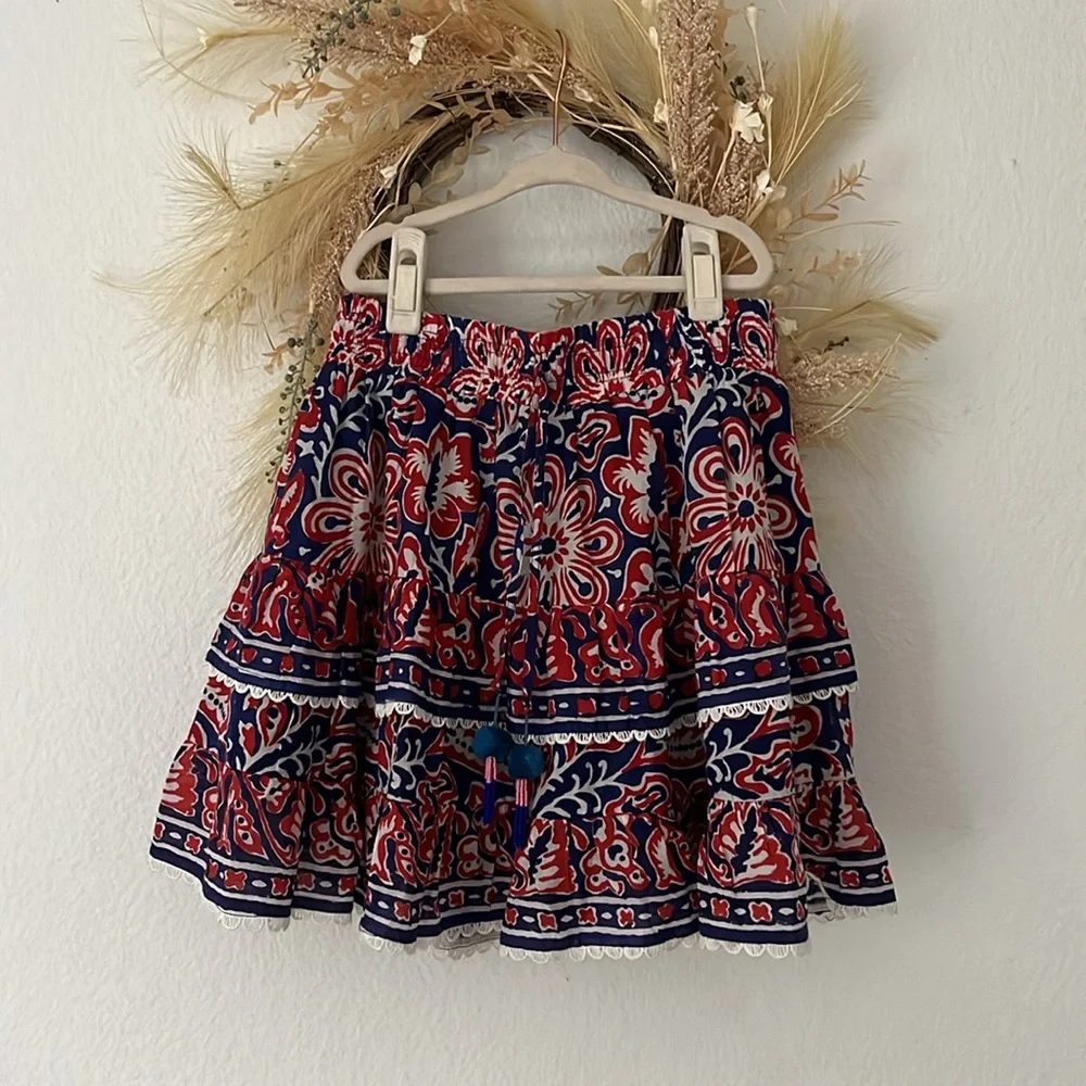Like-new BELL by Alicia Bell girls floral skirt